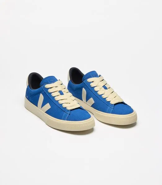 Veja Veja Damen-Sneaker Campo Bold Suede Indigo Pierre – Produktbild 2 von 4
