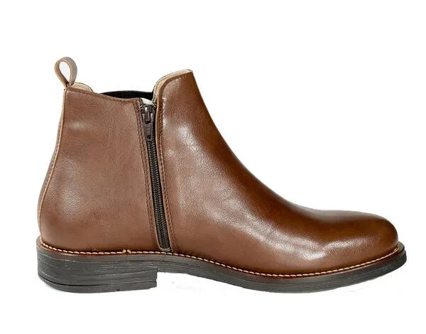 Fairticken Fairticken GAGROA vegane Chelsea Stiefeletten Unisex ( MF), Braun, – Produktbild 3 von 4