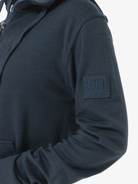 Super.Natural Super.Natural Kapuzenpullover Solution Bio für Damen, Merino, Blueberry, – Produktbild 3 von 4