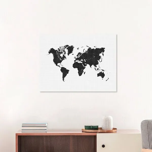 Photocircle Photocircle Poster / Leinwandbild - World Map – Produktbild 1 von 4