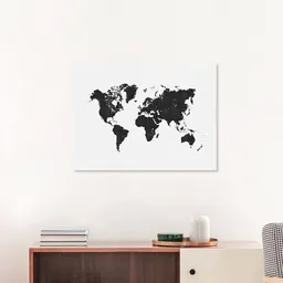 Photocircle Photocircle Poster / Leinwandbild - World Map – Produktbild 1 von 1
