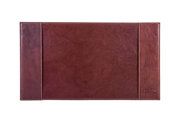 Alpenleder Alpenleder Schreibtischunterlage PIEMONT, Brandy (braun), – Produktbild 4 von 4