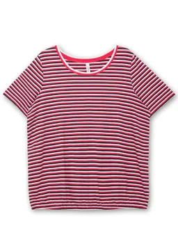 sheego Streifenshirt tiefblau-gestreift – Produktbild 1 von 1