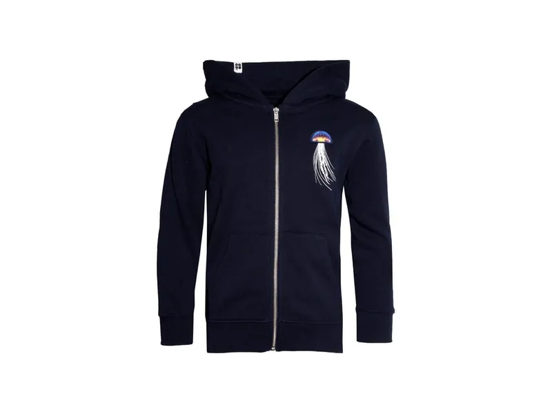FÄDD Kinder Zipper "Kwalle PÄP" navy 9-11 Jahre, Blau, – Produktbild 1 von 1