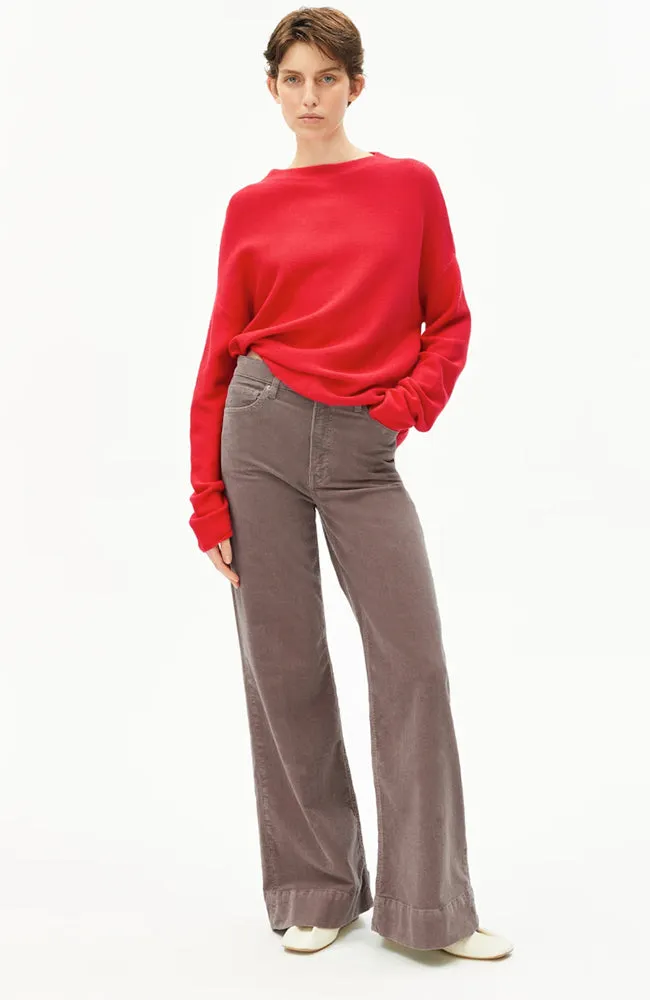 ARMEDANGELS ARMEDANGELS Damen vegan Pullover Merinaa Candy Apple Red, Rot, – Produktbild 2 von 2