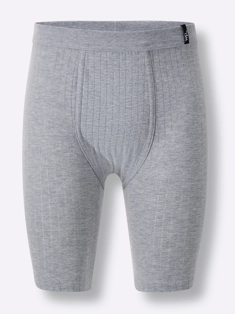 wäschepur men Hose knielang grau-meliert, Grau-meliert, – Produktbild 1 von 2
