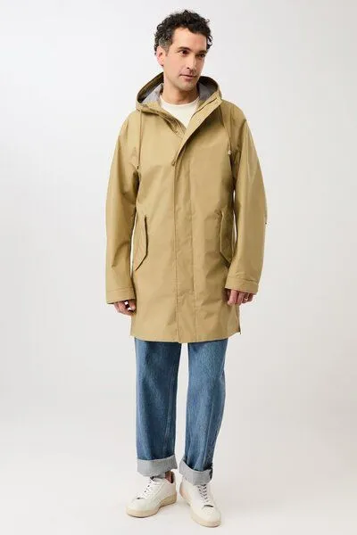 LangerChen LangerChen Regenparka mit seitlichen Reißverschlüssen am Saum, Breeze (braun), – Produktbild 2 von 4