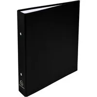 Exacompta 20 Exacompta Ringbücher aus festem Karton, DIN A5, 2 Ringe 30 mm, RB 40 mm, schwarz – Produktbild 1 von 1
