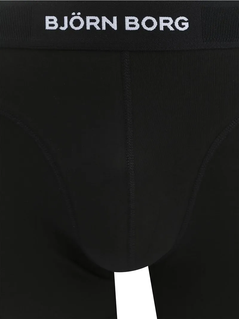 Bjorn Borg Bjorn Borg Bio-Baumwoll-Boxershorts 3er-Pack Schwarz, Schwarz, – Produktbild 1 von 3