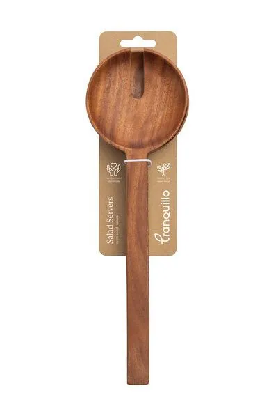 Tranquillo Tranquillo Salatbesteck Natural Neem, Braun, – Produktbild 5 von 6