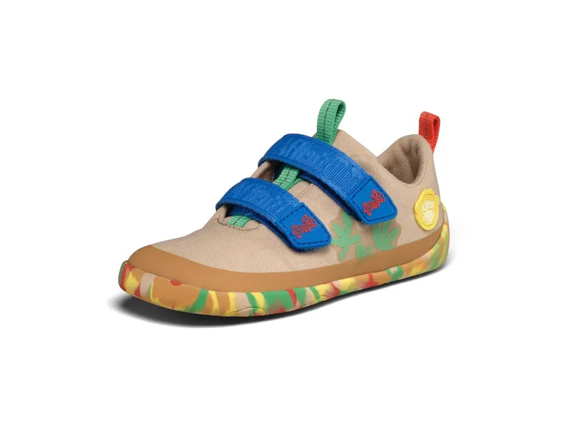 Affenzahn Affenzahn Halbschuh Barfußschuh Baumwolle Lucky Affenzahn 29, Braun, mehrfarbig, – Produktbild 1 von 2