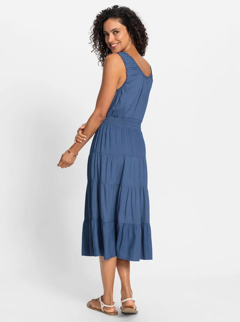 Witt Stufenkleid, Jeansblau, – Produktbild 2 von 2