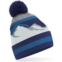 Beechfield Bommelmütze Beanie Pom Pom Beechfield Mountain Peaks Pudelmütze Mutsch, Rocky peaks, – Produktbild 1 von 1
