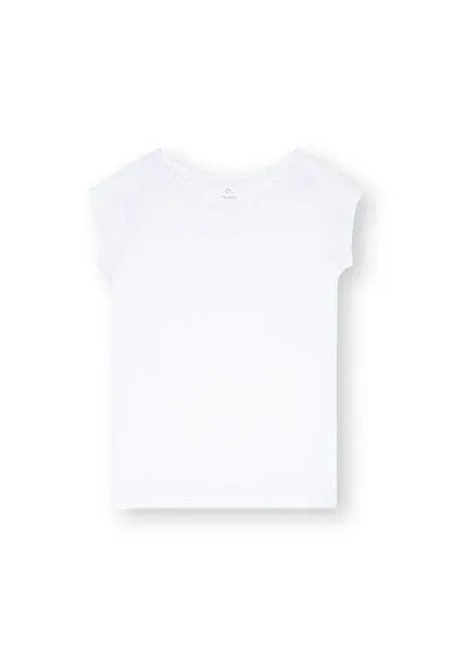 THOKKTHOKK ThokkThokk TT01 Cap Sleeve T-Shirt Damen (GOTS, vegan, Bio-Baumwolle), Weiss, – Produktbild 2 von 6