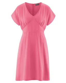 HempAge Hempage Damen vegan Elegantes Sommerkleid In Hibiskusrosa – Produktbild 1 von 1