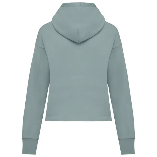 Greenspired Greenspired Umweltfreundliches Damen-Kapuzensweatshirt aus French Terry mit Reißverschluss 300g/m² XS-XL, Jadegrün, – Produktbild 2 von 2