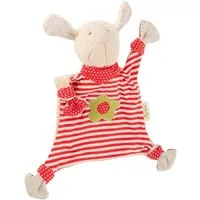 sigikid sigikid Schnuffeltuch Schaf Maße 24 x 9 x 26 cm, Natur, rot, – Produktbild 1 von 1