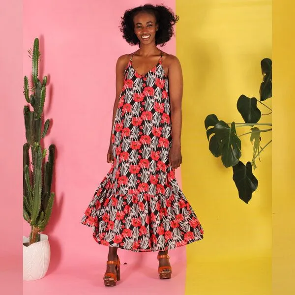 ManduTrap ManduTrap Volantkleid Saram mit Blumenmuster – Produktbild 2 von 4