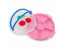 RICE RICE Lunchbox Rice Serviertablett mit Deckel - Rosa Kirsche, Kunststoff, (1-tlg) – Produktbild 1 von 1