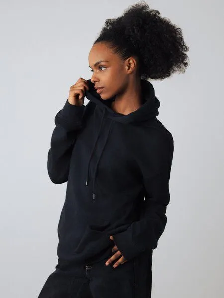 Honest Basics Honest Basics Schwerer Hoodie, Schwarz, – Produktbild 3 von 4