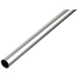 Alberts ALBERTS BA-Profil, rund, Alu natur, LxØxS 2000 x 20 x 1 mm – Produktbild 1 von 1