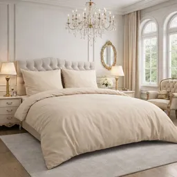Bruno Barella Bruno Barella Bettwäsche-Set aus Biobaumwolle (Ägäis) – Uni in Warmgrau, Warmbeige & Rosé-Warmgrau sowie Blumenmuster auf Schwarz & Aegean Nature – Produktbild 1 von 1