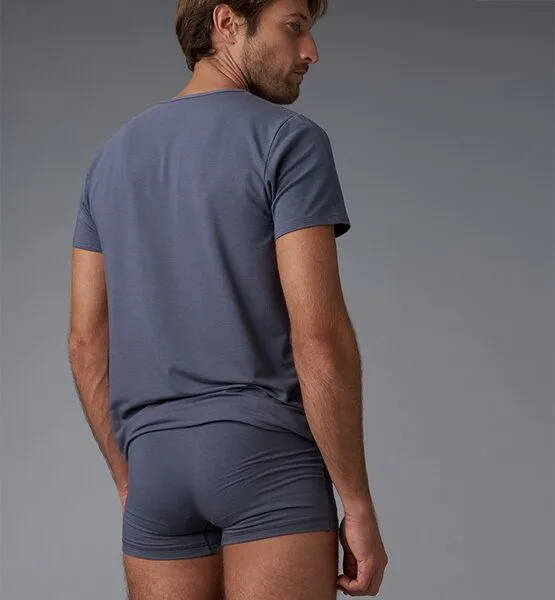 CASAGiN CASAGiN Dreier Pack: Boxershorts aus Naturstoff, Anthrazit, – Produktbild 4 von 4