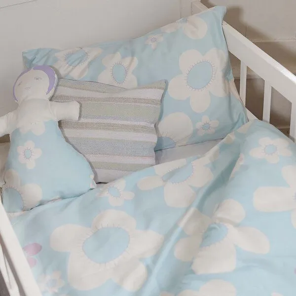 ingegerd ingegerd Kinderbettwäsche blume blau – Produktbild 1 von 3