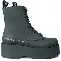 Altercore Altercore Damen vegan Stiefel Auren Nubuk, Schwarz, – Produktbild 2 von 3