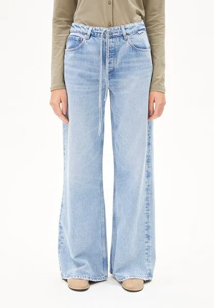 ARMEDANGELS ARMEDANGELS ASTRAEAAS Damen Wide Jeans Bio-Baumwoll Mix, Blue, – Produktbild 7 von 7