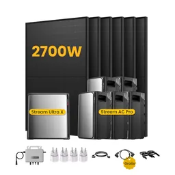 EcoFlow EcoFlow Stream Ultra X Solaranlage mit Speicher, inkl. 6 x 450W Bifazialen Solarmodulen, by Powerness (deal) - Stream Ultra X + 5 x Stream AC Pro | 13440Wh / 4 x Smart Plug / Standardversand – Produktbild 1 von 1