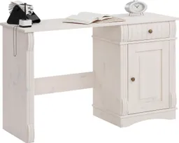 OTTO home Schreibtisch Teresa (Maße (B/T/H): 120/37/73 cm), Computertisch mit Schublade, Massivholz, Breite 120 cm – Produktbild 1 von 1