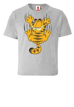 LOGOSH!RT LOGOSH!RT - Comics - Kater - Garfield - Kratzen - Kinder Bio T-Shirt – Produktbild 1 von 1