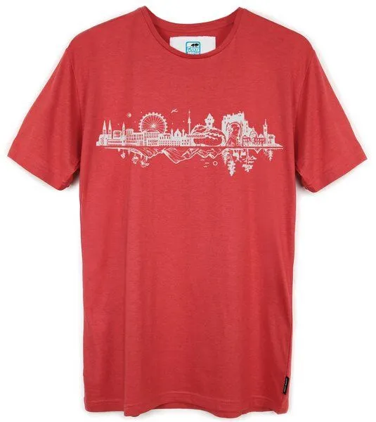 Gary Mash GARY MASH Shirt Art & Nature aus Modal®-Mix, Rot, – Produktbild 1 von 4