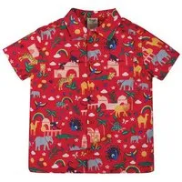Frugi Frugi Hawaiian-Hemd Harvey rot – Produktbild 1 von 1