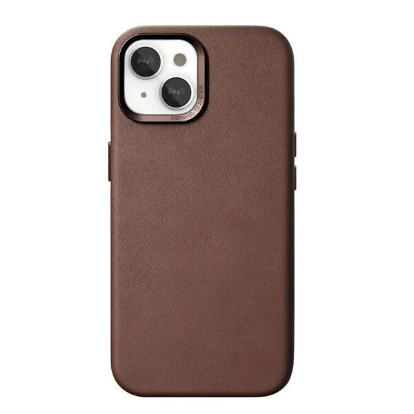Woodcessories Woodcessories iPhone Leder Hülle aus Aloe Vera Pflanzen, Braun, – Produktbild 1 von 4