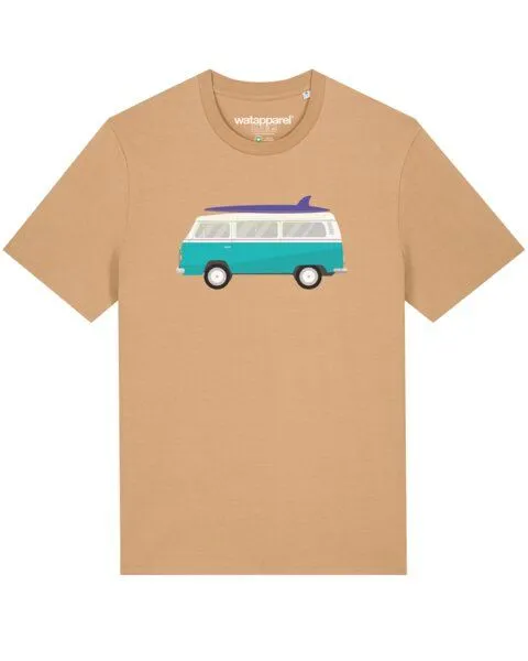 watapparel watapparel T-Shirt Unisex California Dream, Latte, – Produktbild 1 von 3