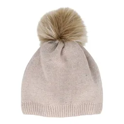 Maximo Maximo Winter-Strickmütze mit Bommel Glitzer – Produktbild 1 von 1