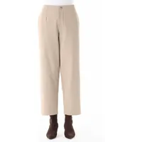 ORGANICATION ORGANICATION Damen vegan Hose Barrel In Taupe – Produktbild 1 von 1
