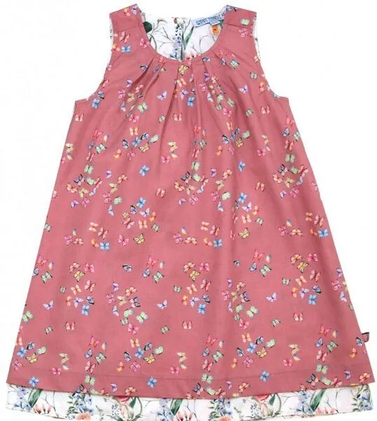 Enfant Terrible Enfant Terrible Wendekleid Schmetterlinge-Blumen in rosé-white, White, – Produktbild 1 von 3