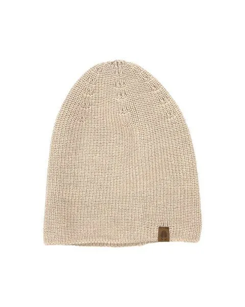 Kopyto Kopyto DEER - Mütze 100% RWS Merinowolle Mulesingfrei, leichte Beanie ohne Umschlag, Unisex, Beige, – Produktbild 2 von 3