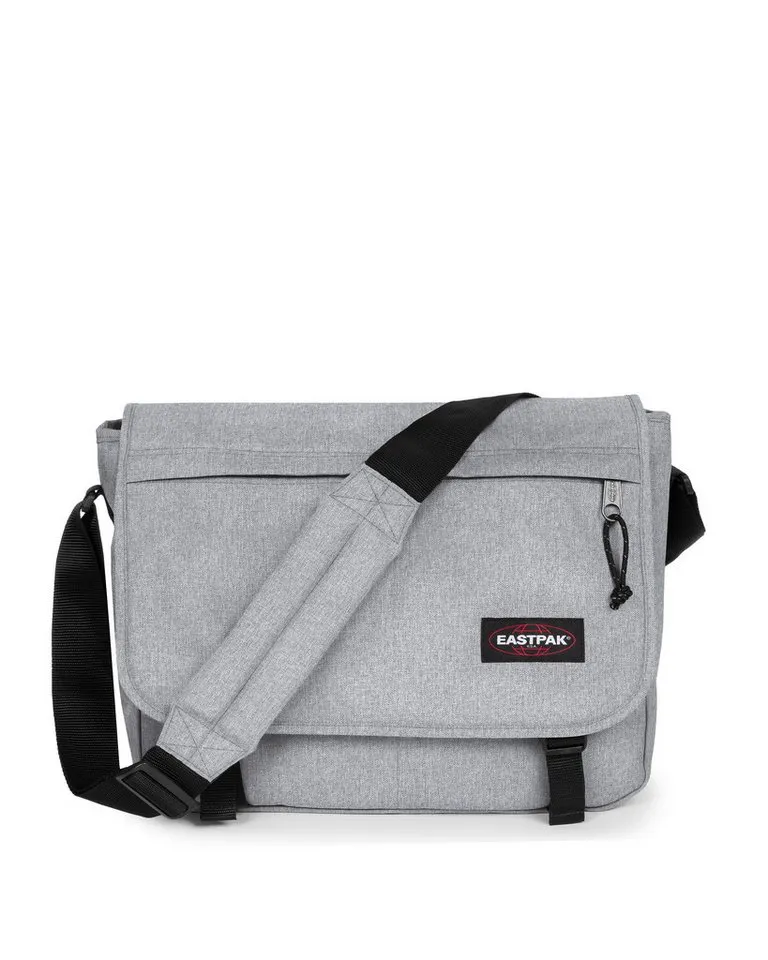 Eastpak Eastpak Messenger Bag Delegate +, Umhängetasche, Schultertasche mit Trolleygurt und 17" Laptopfach, Grau, – Produktbild 2 von 4