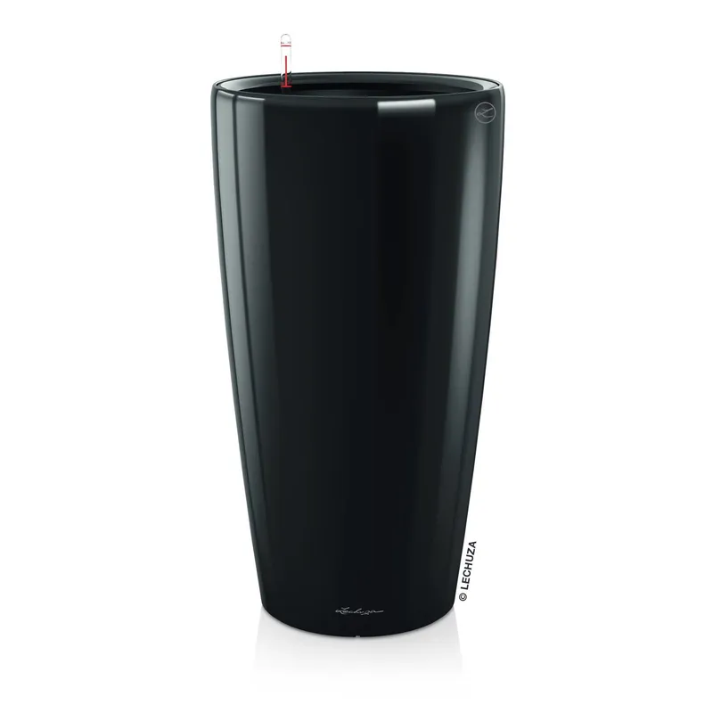 Lechuza® Lechuza® 'Rondo 40', schwarz, ca. Ø 40 x H 75 cm, Schwarz, – Produktbild 1 von 1