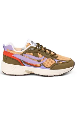 Genesis Genesis Damen vegan Turnschuhe G-Eco'99 Multi Olive Senf Lavendel – Produktbild 1 von 1