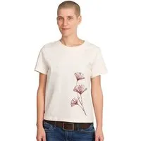 Life Tree Life-Tree Shirt aus Biobaumwolle Fairwear für Damen "Ginkgo" in Natural Weiß – Produktbild 1 von 1