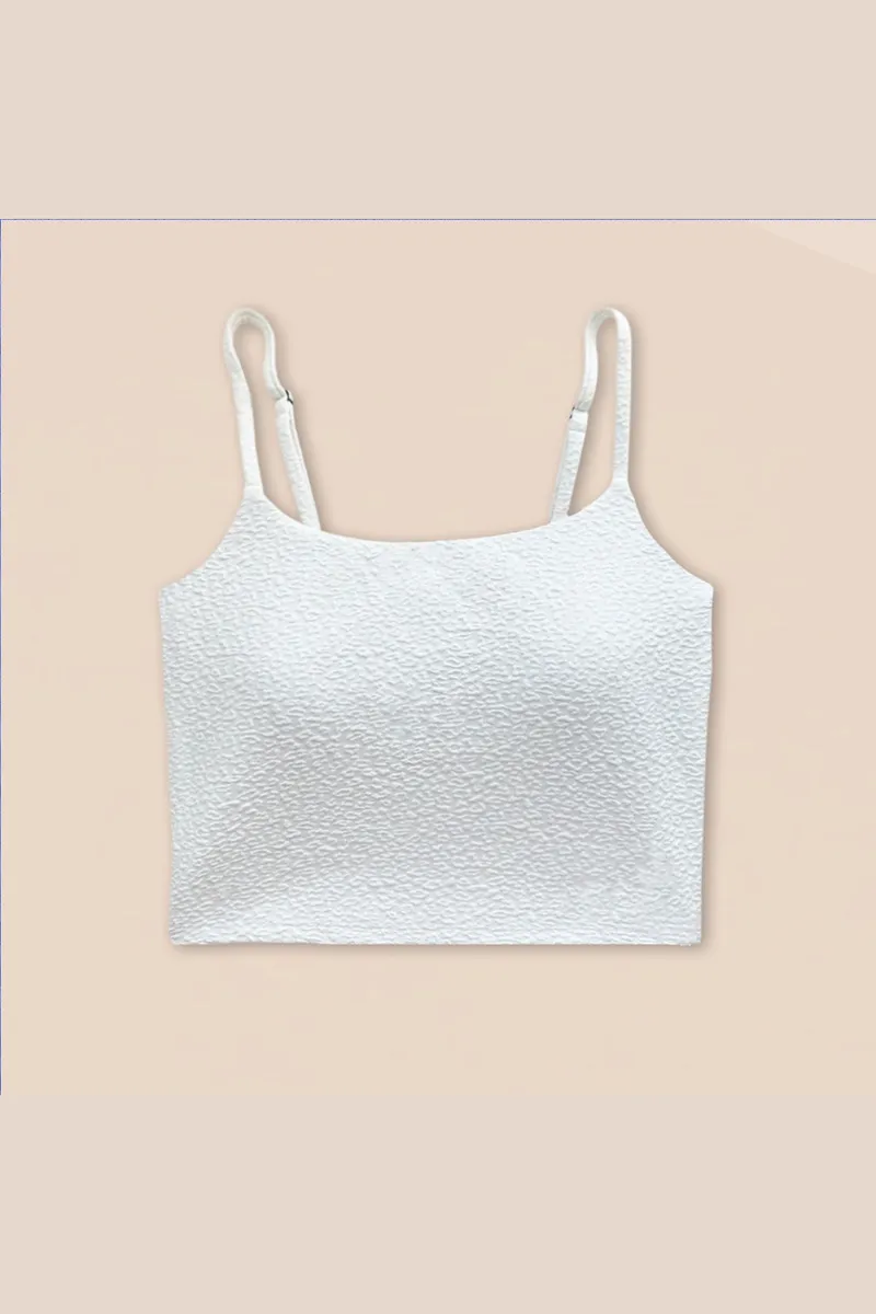 Woodlike Woodlike Damen vegan Bikinioberteil Lang Evolve Weiß, Weiß, – Produktbild 1 von 2