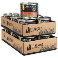 Liebesgut Tiernahrung Liebesgut Tiernahrung Bio-Gans mit Bio-Kokosflocken und Bio-Tomate – Produktbild 1 von 1