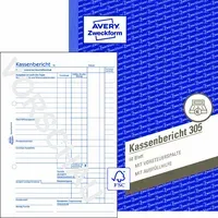 Avery Zweckform Avery Zweckform Formularbuch '305' Kassenbericht ECF – Produktbild 3 von 3