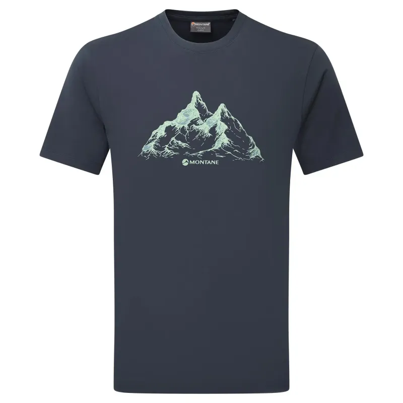 Montane T-Shirt Montane Dual Mountain, Bleu, – Produktbild 1 von 1