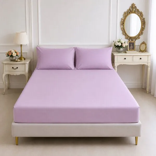 Bruno Barella Bruno Barella Spannbettlaken Bio Baumwolle – Perfekte Passform für 90x200 & 140x200 cm, Pink, – Produktbild 1 von 1
